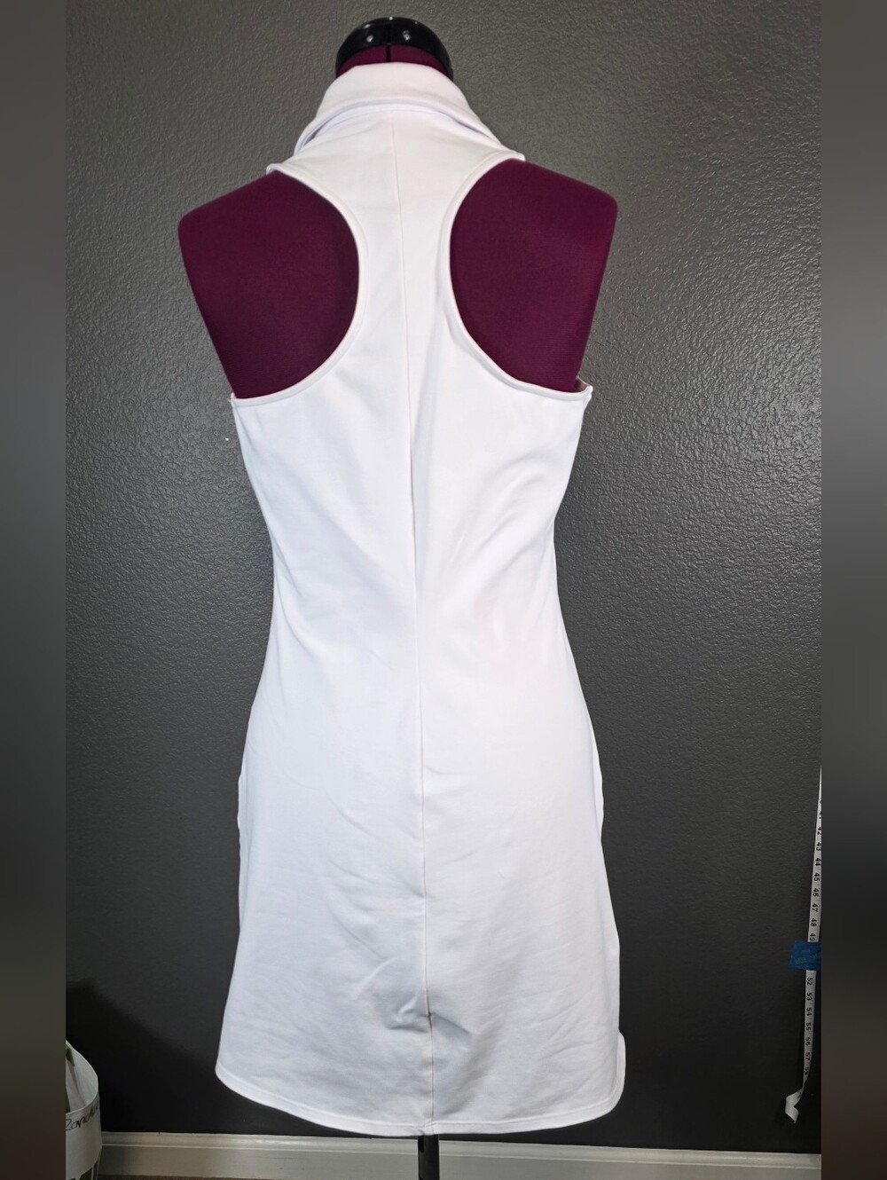 ALO White Sleeveless Racerback Tennis Golf Polo Dress – Size Unknown - Picture 5 of 6
